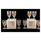 Royal Worchester "Evesham" Pedestal Goblets