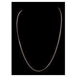 14k Gold Gucci Link Chain Necklace, 24 Inches