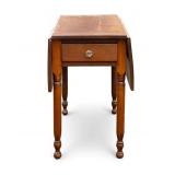 Drop Leaf 1-Drawer Table