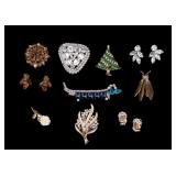 Insect Trembler and Other Costume Brooches