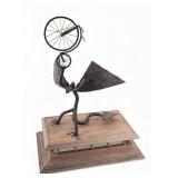 Dragon Sculpture on Wooden Plinth