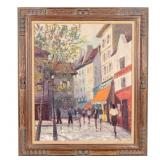 Vintage French Oil on Canvas