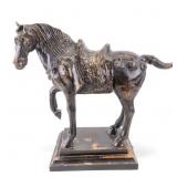 Vintage Painted Horse Statue