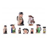 9 Toby Jugs w/ Winston Churchill
