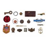 Sterling Insignia, Tie Clips, and More