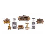 Overlay Perfume Bottles and Jewelry Caskets