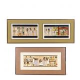 Pair of Jan Fleck Etchings