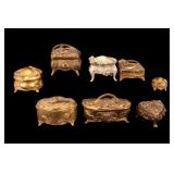 Vintage Brass Jewelry Caskets (8)