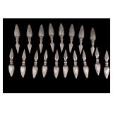 Group of Silver-Tone Metal Corn Holders