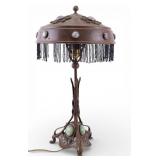 Art Deco Jeweled Table Lamp