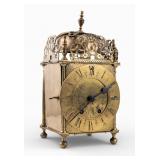 18th C Thomas Mudge English Brass Lantern Clock