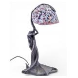 Art Nouveau Bronze Lamp