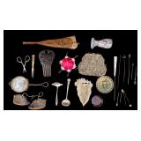 Sterling Spoons, Hatpins, More