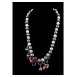 Chinese Silver Tone and Turquoise Necklaces