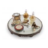 Antique Mirror Vanity Tray & More
