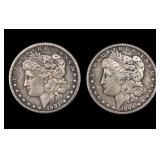 1901-O & 1894-O Morgan Silver Dollars