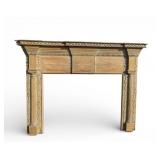 19C Carved Mantle / Fireplace Surround