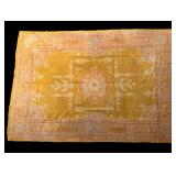 Antique 19th C Oushak Rug >11