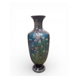 Monumental Japanese Cloisonne Palace Vase