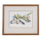 Taeko Yonetani Watercolor Still Life Vegetables