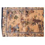 Chinese Hand Woven High Pile Peking Pictorial Rug