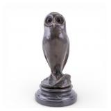 Bronze Owl Sculpture by Milo