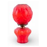 Antique Gone With the Wind Oil Lamp