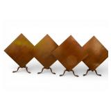 4 Mahogany Queen Anne-Style Tilt-Top Tables