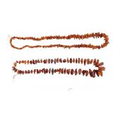 Graduated Natural Amber Necklaces