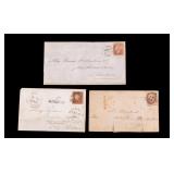 Early American Postal Correspondence, 1845 - 1866