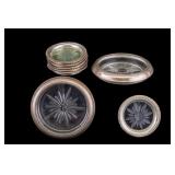 Sterling Silver Coasters, Frank M. Whiting & Co.
