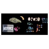 Semi Precious Loose Cut Stones and Rhinestones