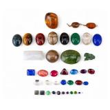 Cut Natural and Rhinestone Jewelry Craft