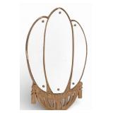 Art Nouveau Swag Framed Mirror