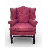 Mahogany Chippendale Wing Chair