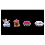 Limoges and Asian Enameled Trinket Boxes (2)