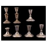 Weighted Sterling Silver Candlesticks
