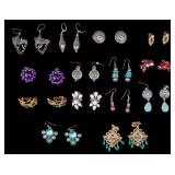 Designer Clip on and Pierced Earrings (14prs)