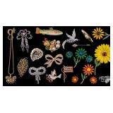 Vintage Estate Brooches and More
