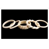 Natural Material Bangle Bracelets (5)