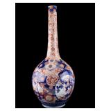Large Japanese Imari Porcelain Bottle Vase