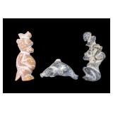 Carved Hongshan and Inuit Style Figurines