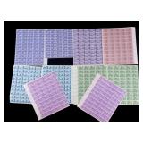 1953 Full Sheets of 3-Cent US Postage Stamps