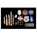 Vintage Knives, Badges, Patches, Collectibles