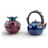 Vintage Oriental Accent Chinese Majolica