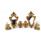Italian Wall Mirrors, Wall Sconces