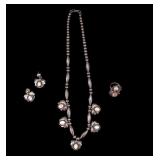 Native American 925 & Pink Mother Of Pearl Jewelry