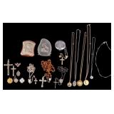 Religious Icons, Rosaries, and Medallions