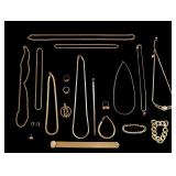 Gold Tone Designer Jewelry Collection