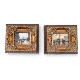 Miniature Framed Oil on Board (2)